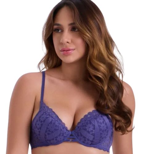 SUTIA PUSH UP EM RENDA MARINE- LIEBE