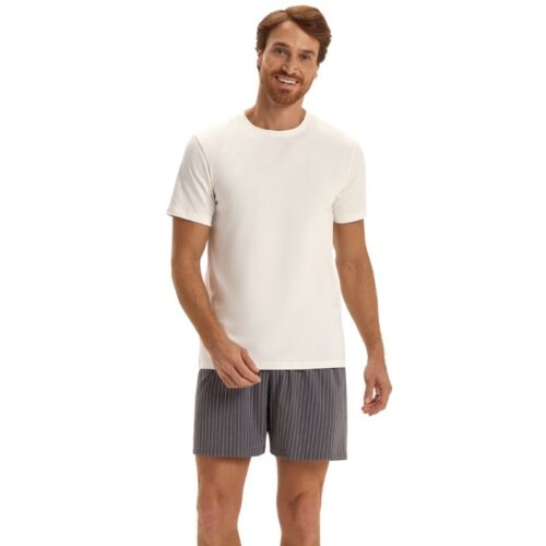BERMUDA MASCULINA UNITARIA CINZA- COR COM AMOR