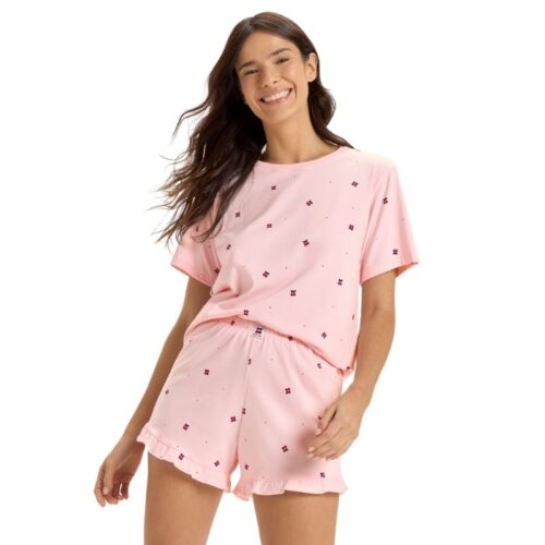 PIJAMA MANGA ROSA- COR COM AMOR