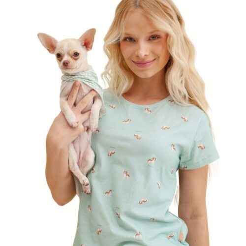 PIJAMA PET COM BANDANA- COR COM AMOR